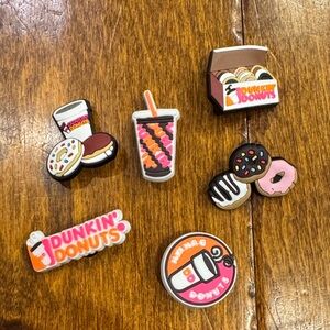 Dunkin' Donuts Themed Shoe Charms